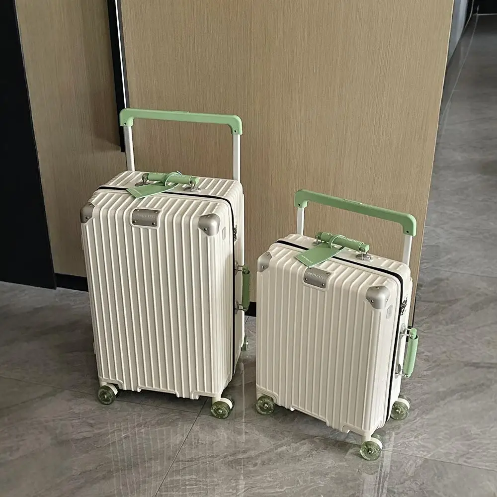 New Wide Pull Rod Luggage Women's Travel Suitcase Men's Boarding Case 20 Inch Password Box 24 Large Capacity 28 30 Inch Trunk