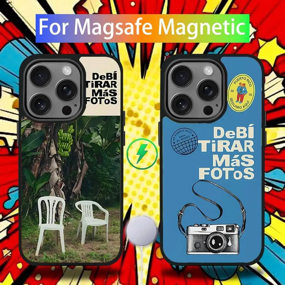 

D-DtMF Phone Case For iPhone 16,15,14,13,12,11,Pro,Max,Plus,Mini,SE4,E B-Bad B-Bunny Magnetic Magsafe Wireless Charging