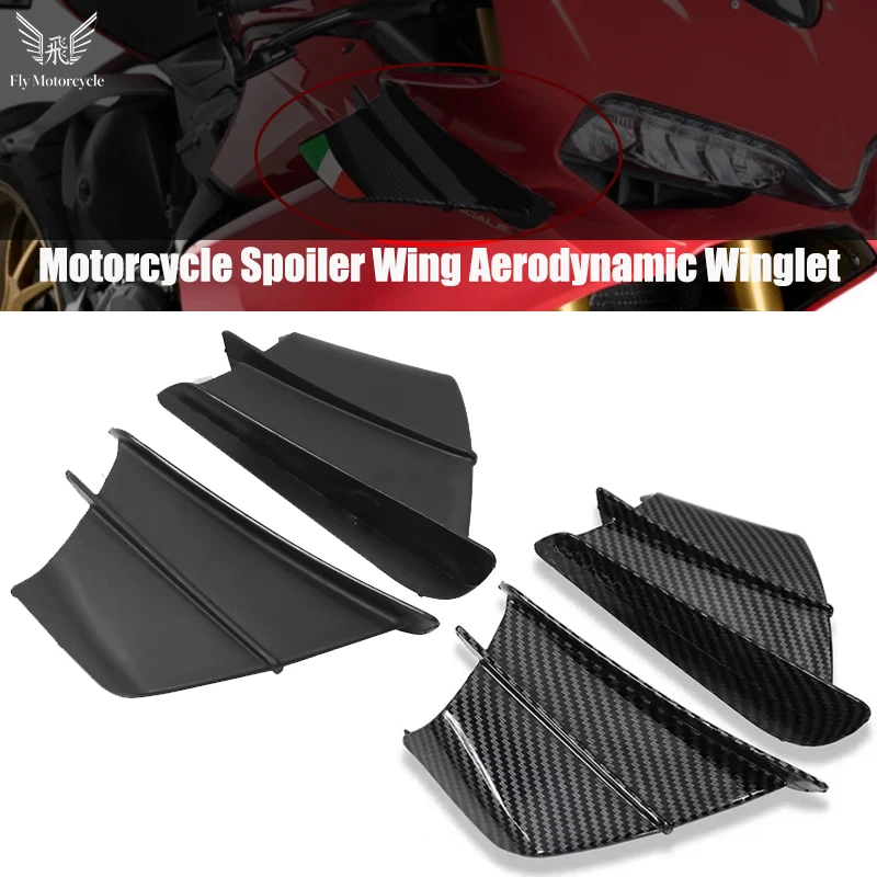 

Motorcycle Winglet Aerodynamic Wing Kit Spoiler For Ducati 899 959 1198 1198S 1199 1299 Panigale V4 V4S V4R V2 Supersport S