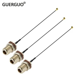 1PC IPX U.FL IPEX4 MHF4 Female to N Type Male Plug RF RF113 Pigtail Coaxial Mini PCI WIFI WLAN Antenna Extension Cabble
