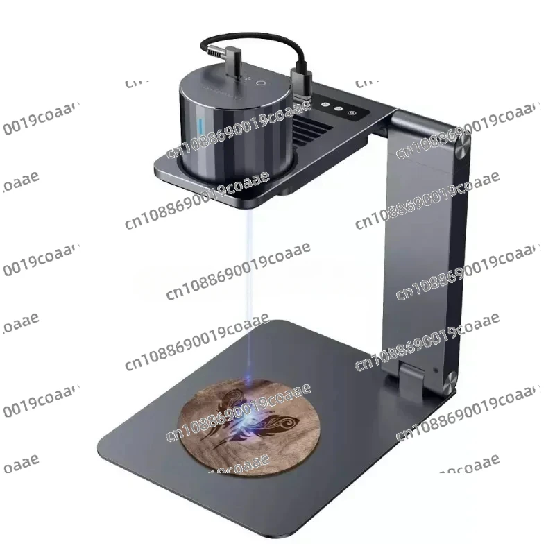 Portable mini laser engraving tool, desktop etching and cutting machine, engraving machine with bracket, 3D printer,