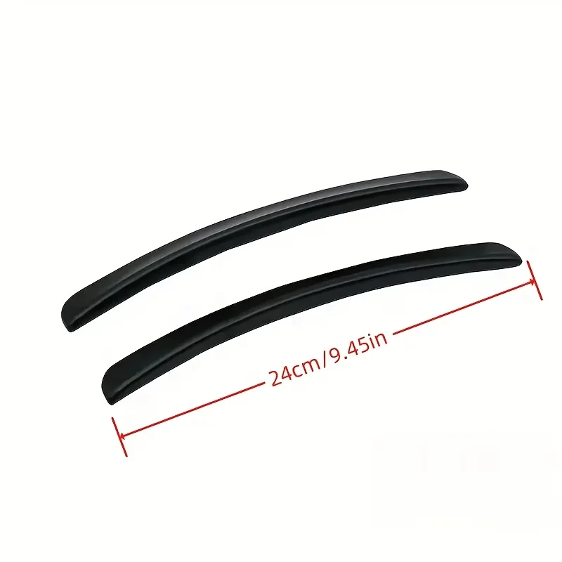2Pcs Car Fender Vents Protector Cover Auto Wheel Eyebrow Arch Decoration Strips Car Stickers Universal Car Exterior Accessories view 2