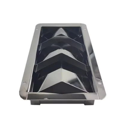 304 Stainless Steel Square Mesh Vent Cover Louver Grille For Marine Boat Yacht For Caravan Home Exhaust Airflow Control