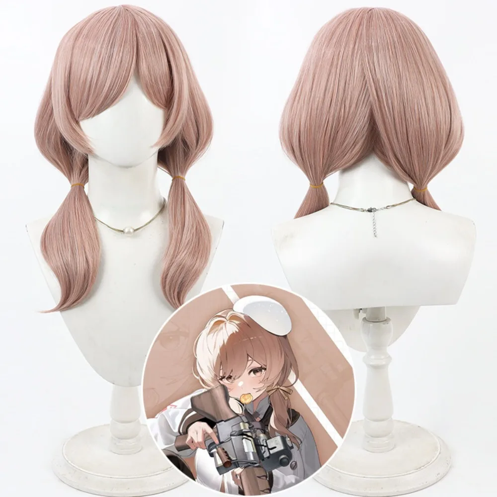 Brid Cosplay Wig Realistic Scalp Integrated Twin Braids Long Straight Synthetic Hair