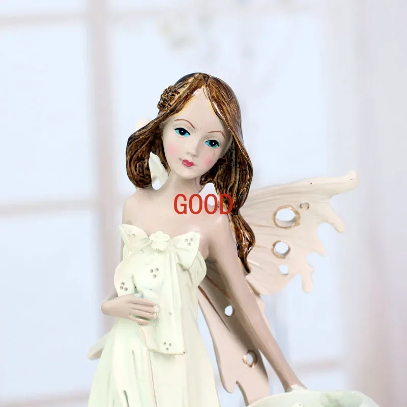 Fairy Angel Toothbrush Holder Tooth Paste Dispenser Soap Holder Set Beauty Girl Bathroom Sets Bathroom Decoration Accessories