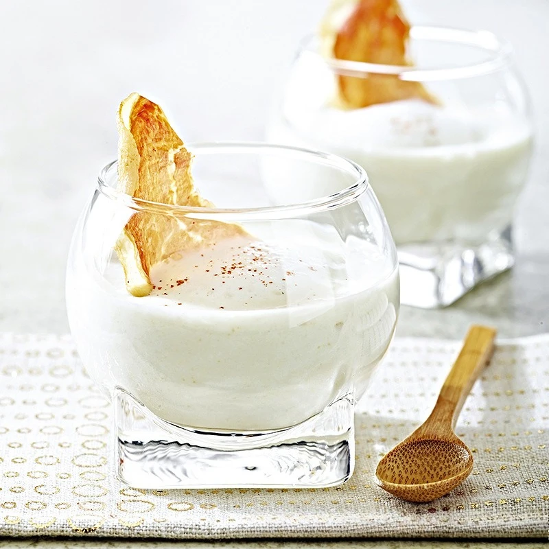 Lead Free Glass Pudding Cup Small Dessert Bowl for Hotel Home Yogurt Ice Cream