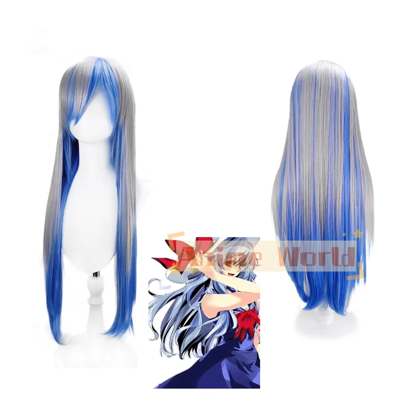 Anime Keine Kamishirasawa Wig Halloween Carnival Party Props Synthetic Hair Heat Resistant Fiber + Wig Cap