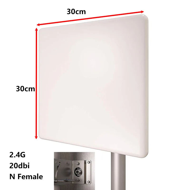 Imagem -05 - Extensor Wifi Ultra Longo Alcance Painel Direcional Antena ao ar Livre Impulsionador de Sinal de Alta Velocidade 18dbi 2.4g