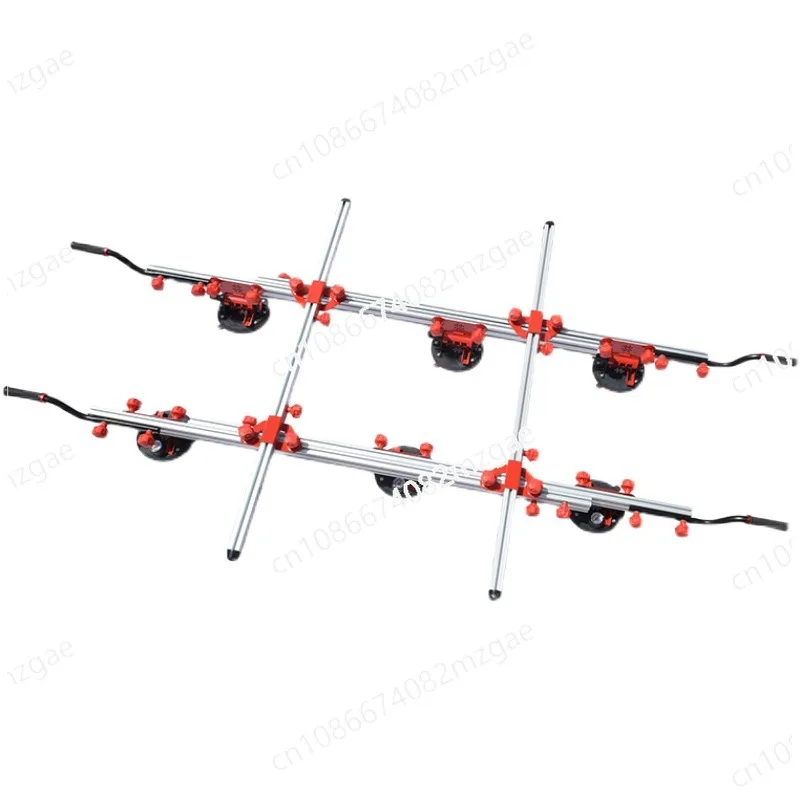 

Large Format Tile Slab Carry System Porcelain Ceramic Handling Lifter Tool with Transport Cart