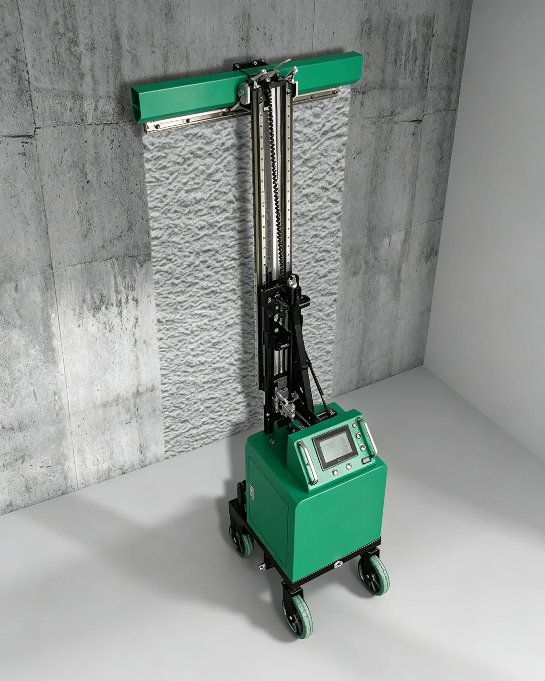 3m & 4m Automatic Wall Plastering Robot, Wall Rendering Plaster Machine Wall Smoothing Robot Construction Equipment for Sale