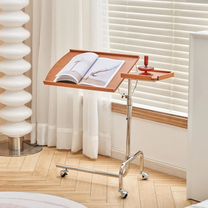 

Lower left mobile trolley with wheels, coffee table art sheet music rack can be lifted and lowered, corner table, sofa side