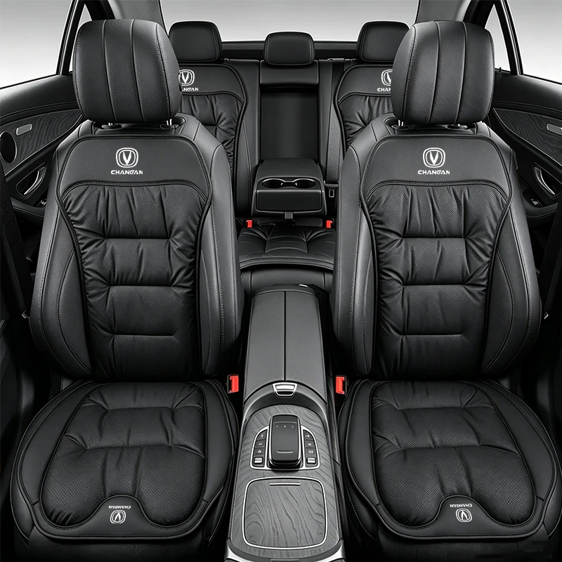 For Changan F70 CS55 X7 Plus Unik T CS25 CS35 CS5 Car Seat Cushion Breathable Rear Seat Back Cover Universal Four-Season