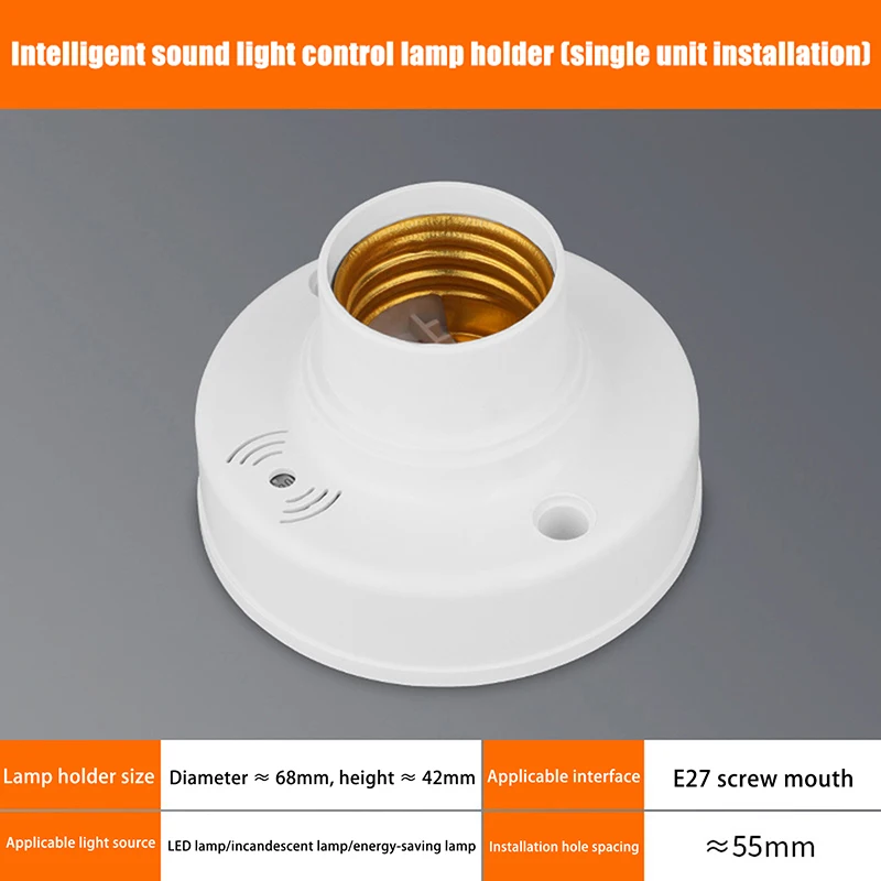 

E27 Screw Cap Socket White Ceiling Light Lamp Bulb Fixing Base Stand Light Bulb Holder Lamp Socket For Home 6a