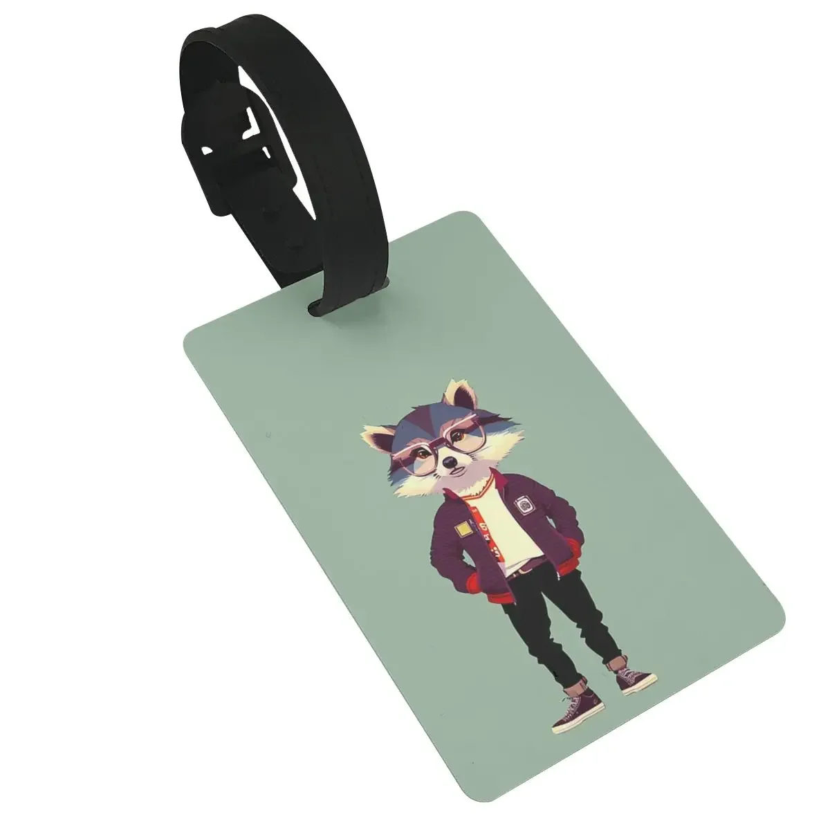 

Little Raccoon Buddy Panda Luggage Tags Suitcase Accessories Travel Baggage Boarding Tag Portable Label Holder ID Name Address