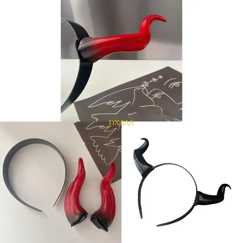 DXAA Eye-catching Hair Hoop Headgear Anime Headgear Halloween Cartoon Role Playing Fursuit Prom Party Live Show Accessories