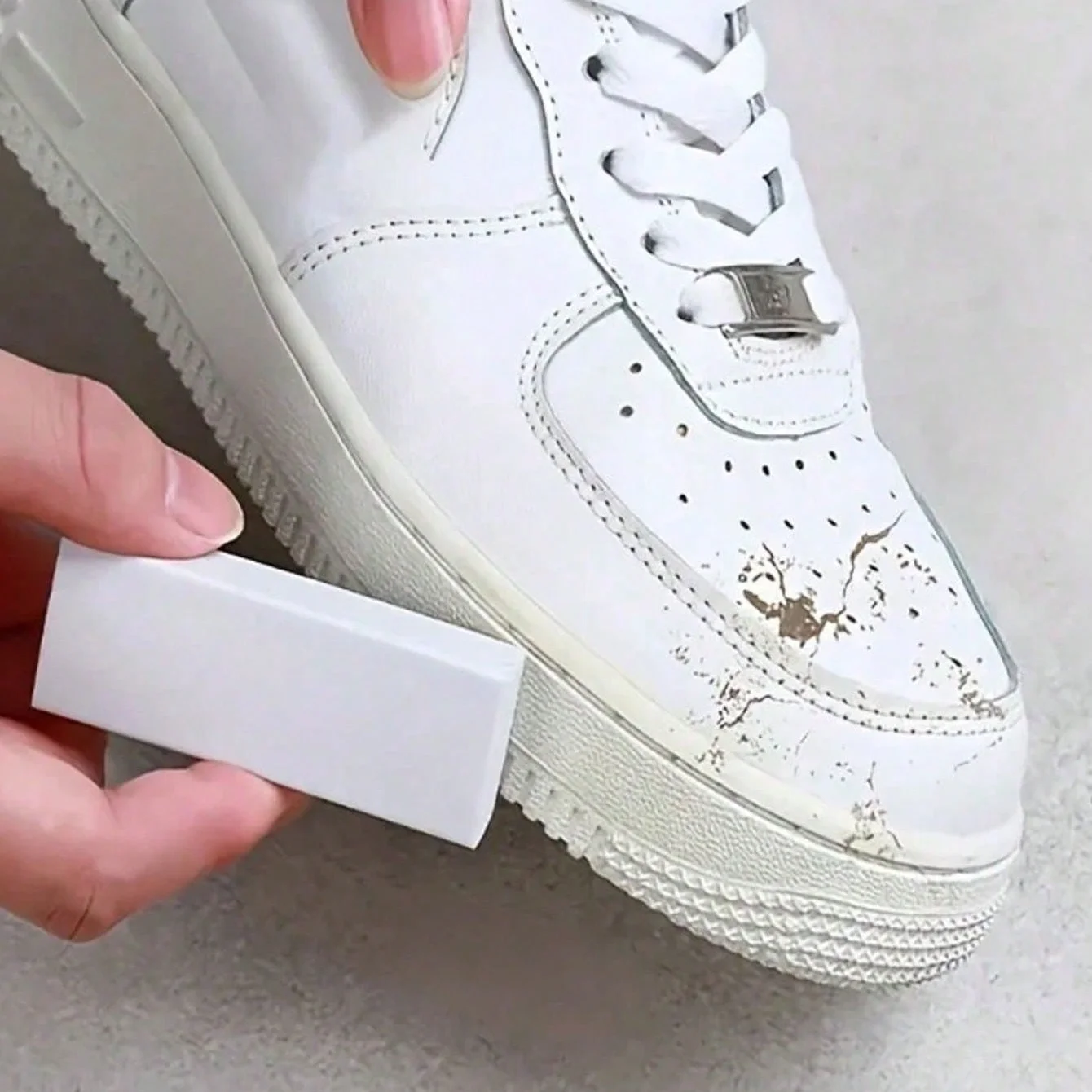 Footwear Cleaning Eraser, Sneaker Cleaning Eraser, Shoe & Boot Cleaning & Brightening Eraser, Suitable For Suede, Velvet, Nubuck And Sheepskin Footwear, Footwear Care Cleaning Agent, Gentle Care For Delicate Surfaces - Perfect Solution For  Shoe Cleaning
