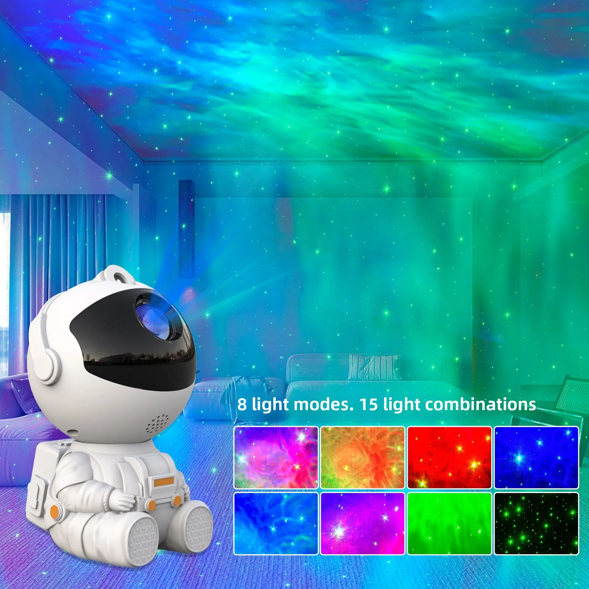 

Star Projector Galaxy Night Light Astronaut Space Projector Starry Nebula Ceiling LED Lamp for Bedroom Home Decorative kids gift