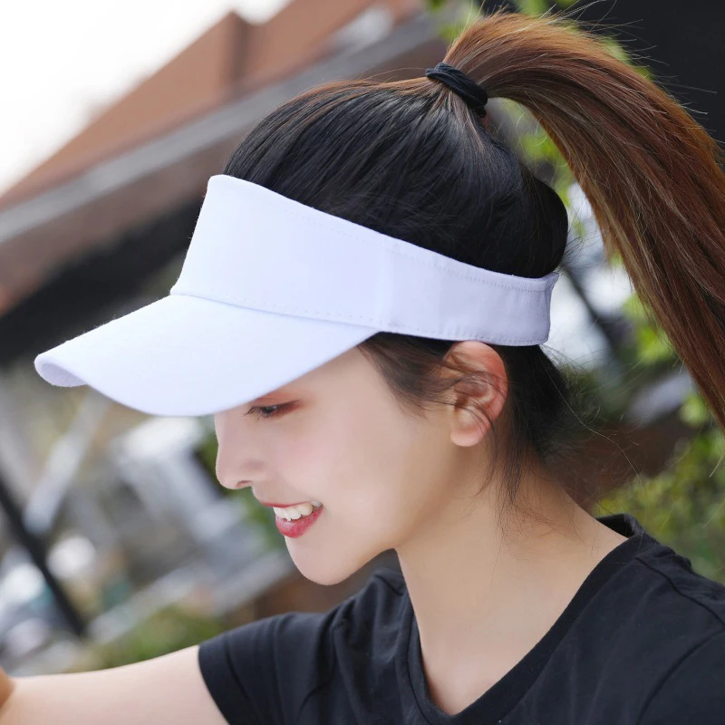 1PC Adjustable Sport Golf Tennis Breathable Casual Cap Hat Unisex Men Women Plain Sun Visor