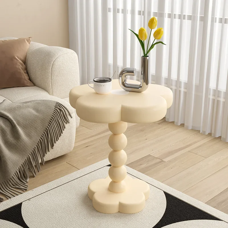 Wow House original design, flowers, milk bubble coffee table, sofa side table, cream style round sideboard, simple household bed