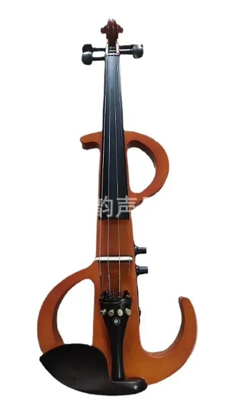 Electronic violin beginners playing electronic violin instruments
