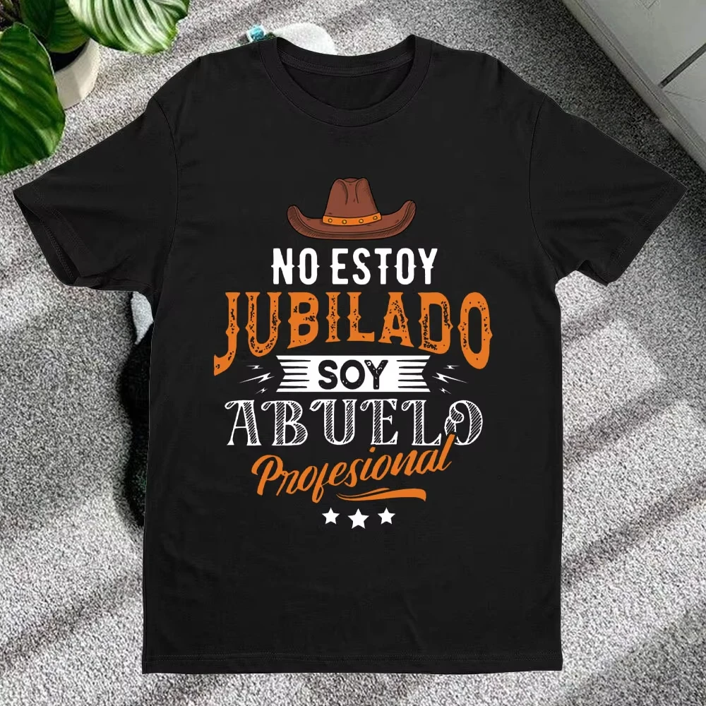 

I'm Not Retired I'm A Professional Grandpa T Shirt Vintage Design Funny Tee Father's Day Gift Unisex Fashion Streetwear Tops