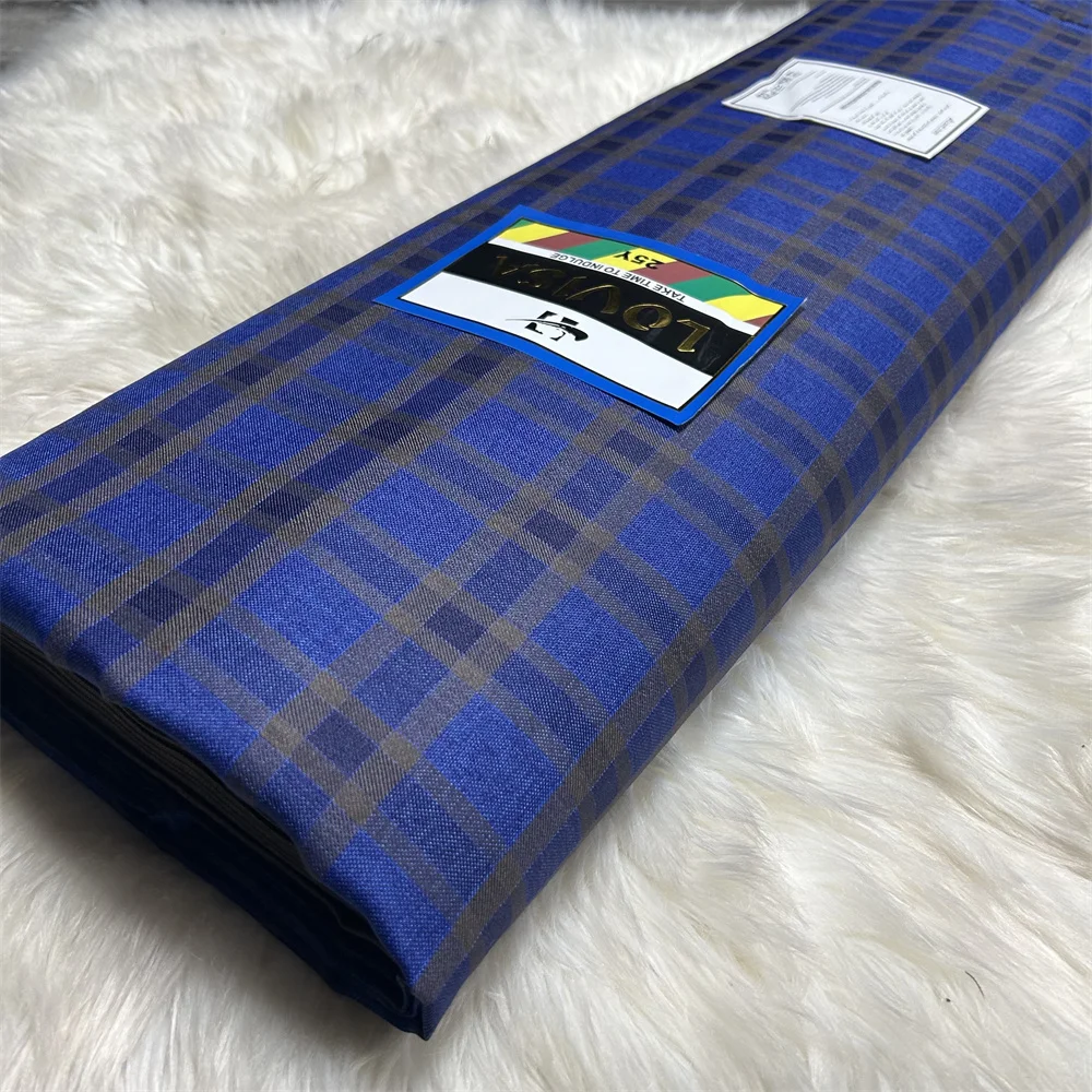 5 ياردة النيجيري السيناتور ارتداء المواد دعوى النسيج للرجال القماش المواد الأفريقية قميص الملابس مادة القطن للرجل الملابس