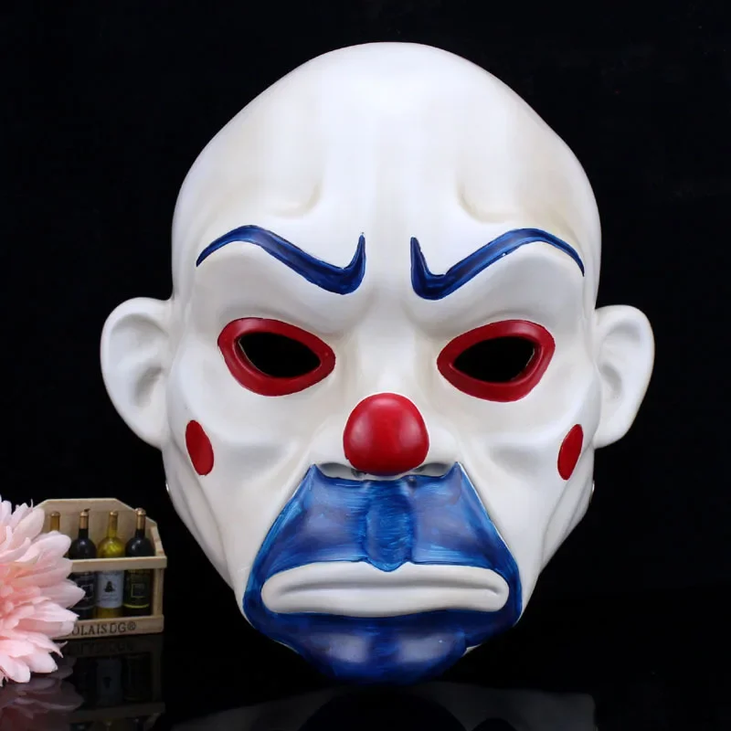 

Resin Mask Halloween Clown Robber Mask Sadness Joker Film Mask