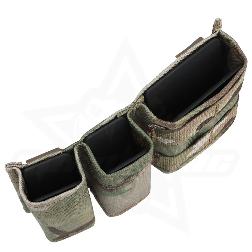 Afbeelding 7: LOOPOD Double Dump Pouch, zaklampholster voor 9 mm 5,56 mm, tijdschriftzakje Molle gereedschapstas, veiligheid IFAK Mag Pocket