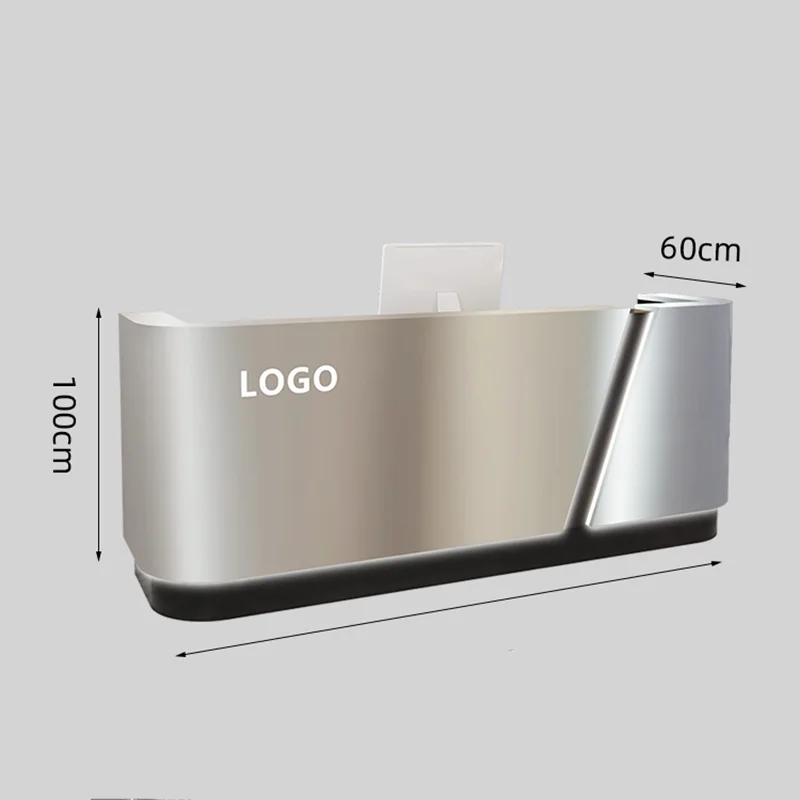 #customized Unique Nordic Reception Desk Decor Simple Elegant Bar Counter Classic Luxury Escritorios De Oficina Office Furniture