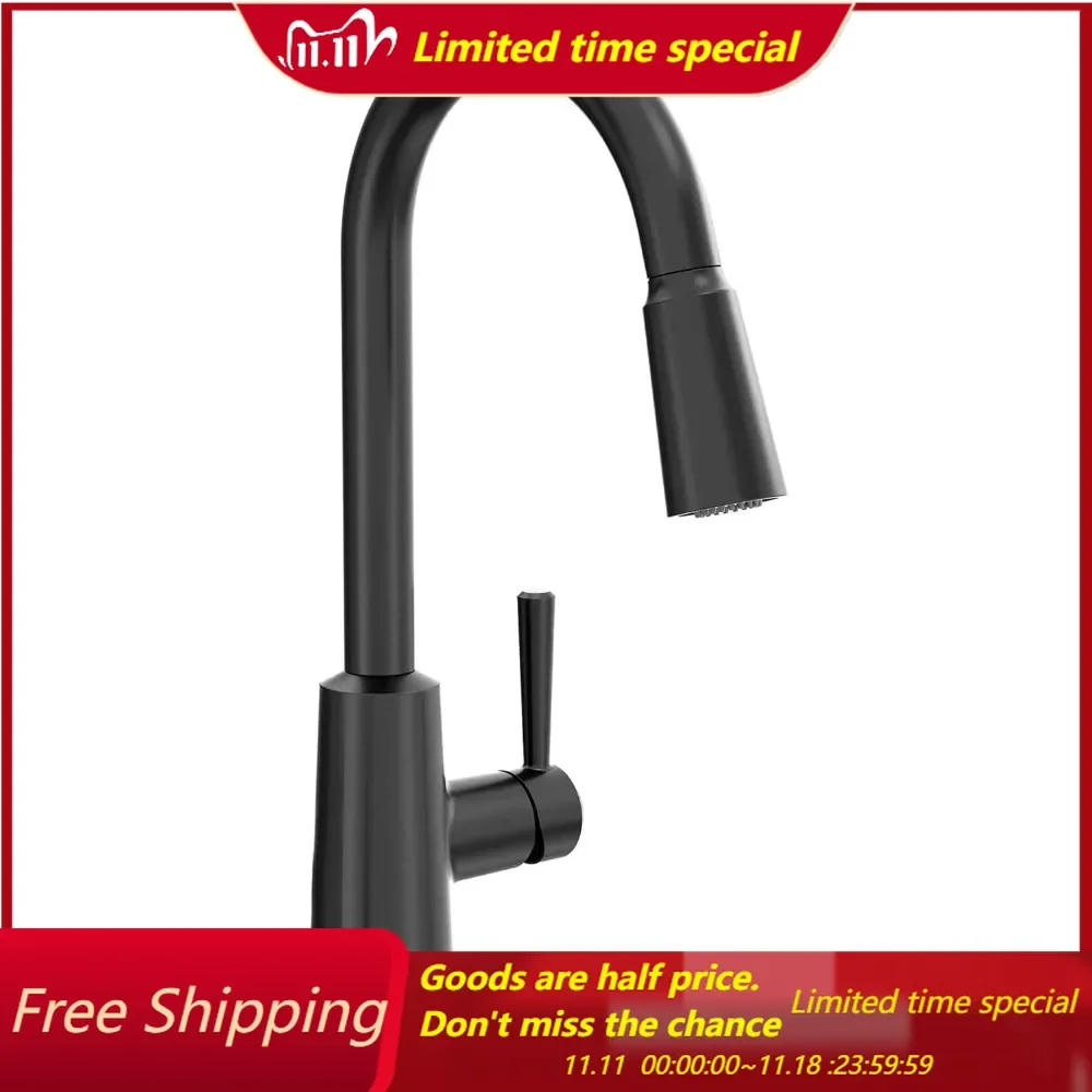 

One-Handle Pulldown Kitchen Faucet Featuring Power Boost for a Faster Clean and Reflex Docking System