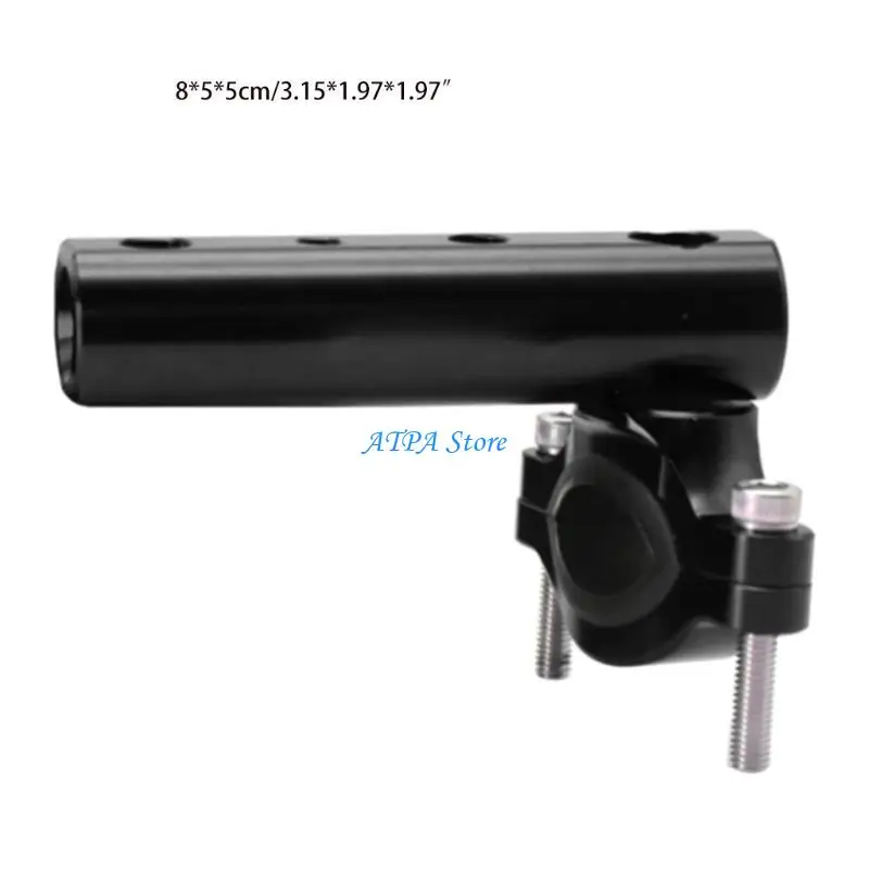 U13C Rearview Mirror Lamp Bracket Universal Motorcycle Headlight Mount Bracket Holder Adjustable Motor Fork Mount