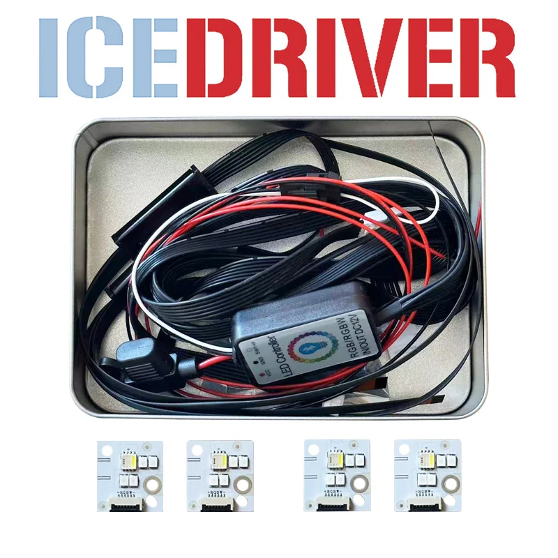 

Icedriver для BMW X3 G01 Pre LCI Lemon Yellow Angel eye DRL Модуль RGBW многоцветные светодиодные платы дневные ходовые огни Красный RGB