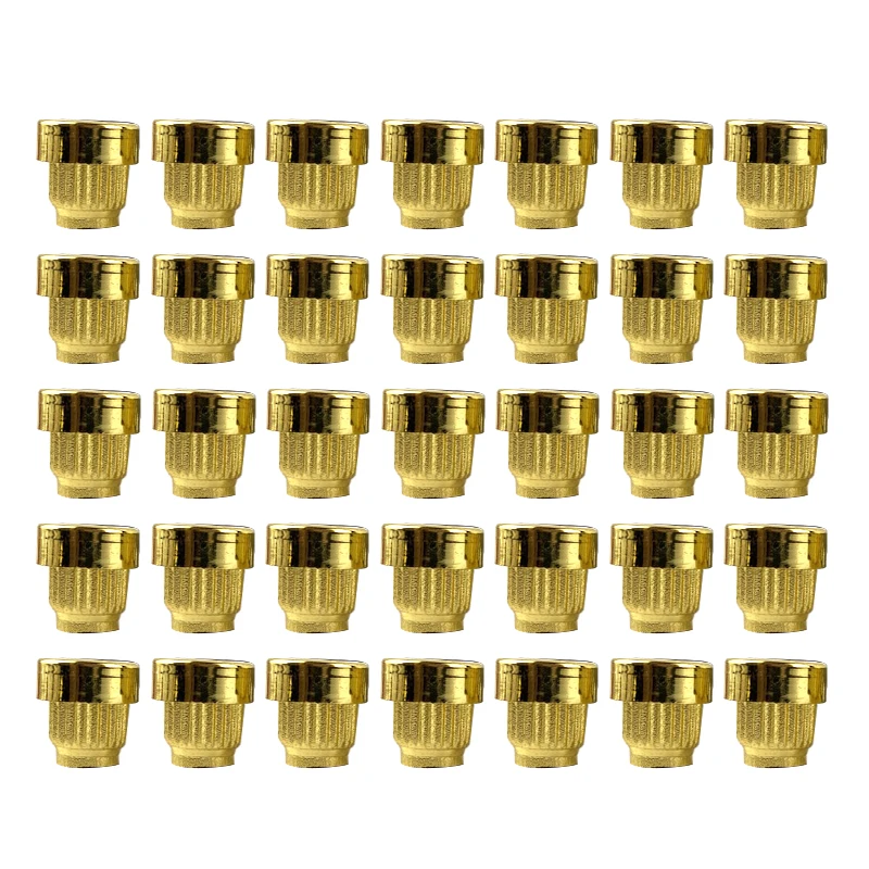 NEW 100pcs Car Wheel Rim Lip Rivet Nail Stud Decoration for 7.2mm Hole Gold