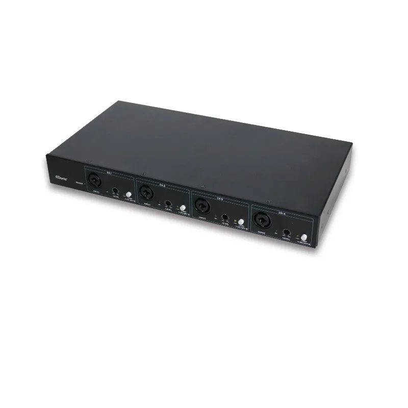 Nadajnik audio Dante 4 wejścia 4 wyjścia Interfejs audio Novation Mininova