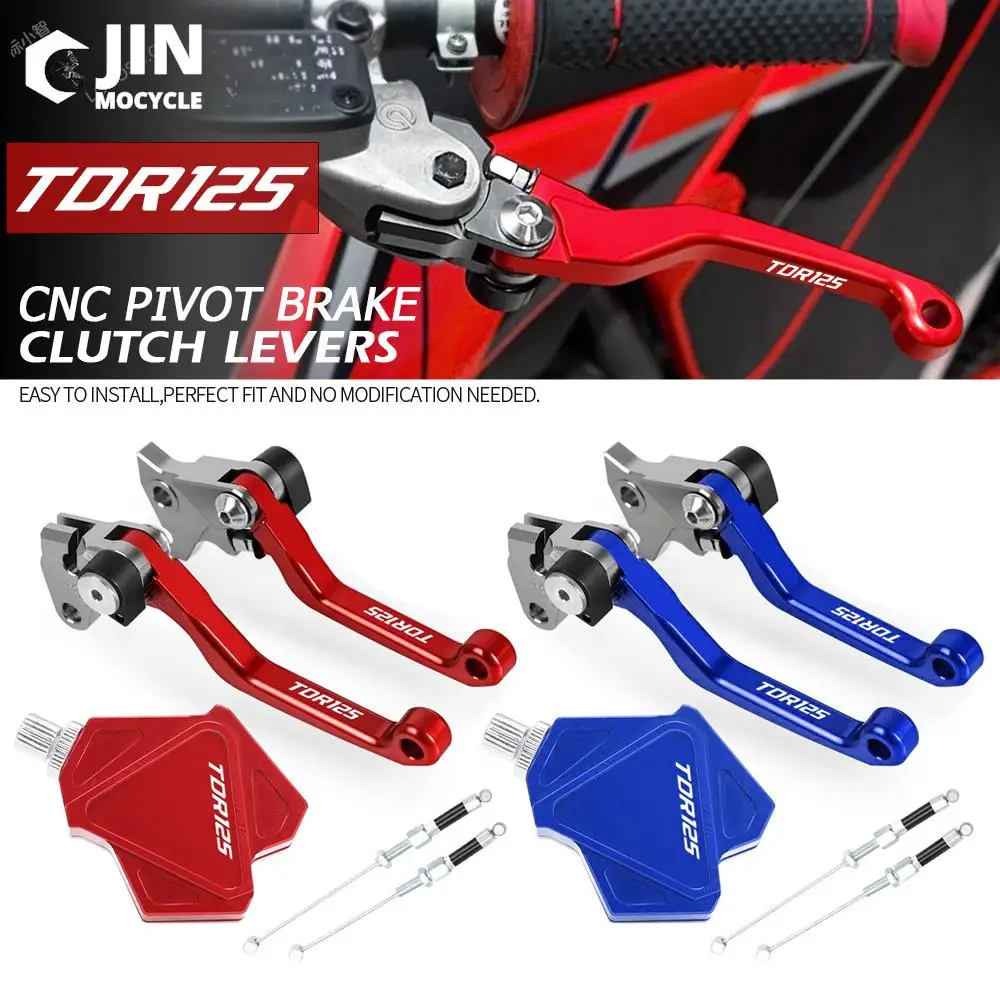 

Dirt Bike CNC Brake Clutch Levers Stunt Clutch Pull Cable Lever Replacement Easy System For YAMAHA TDR125 1991-99 2020 2001 2002