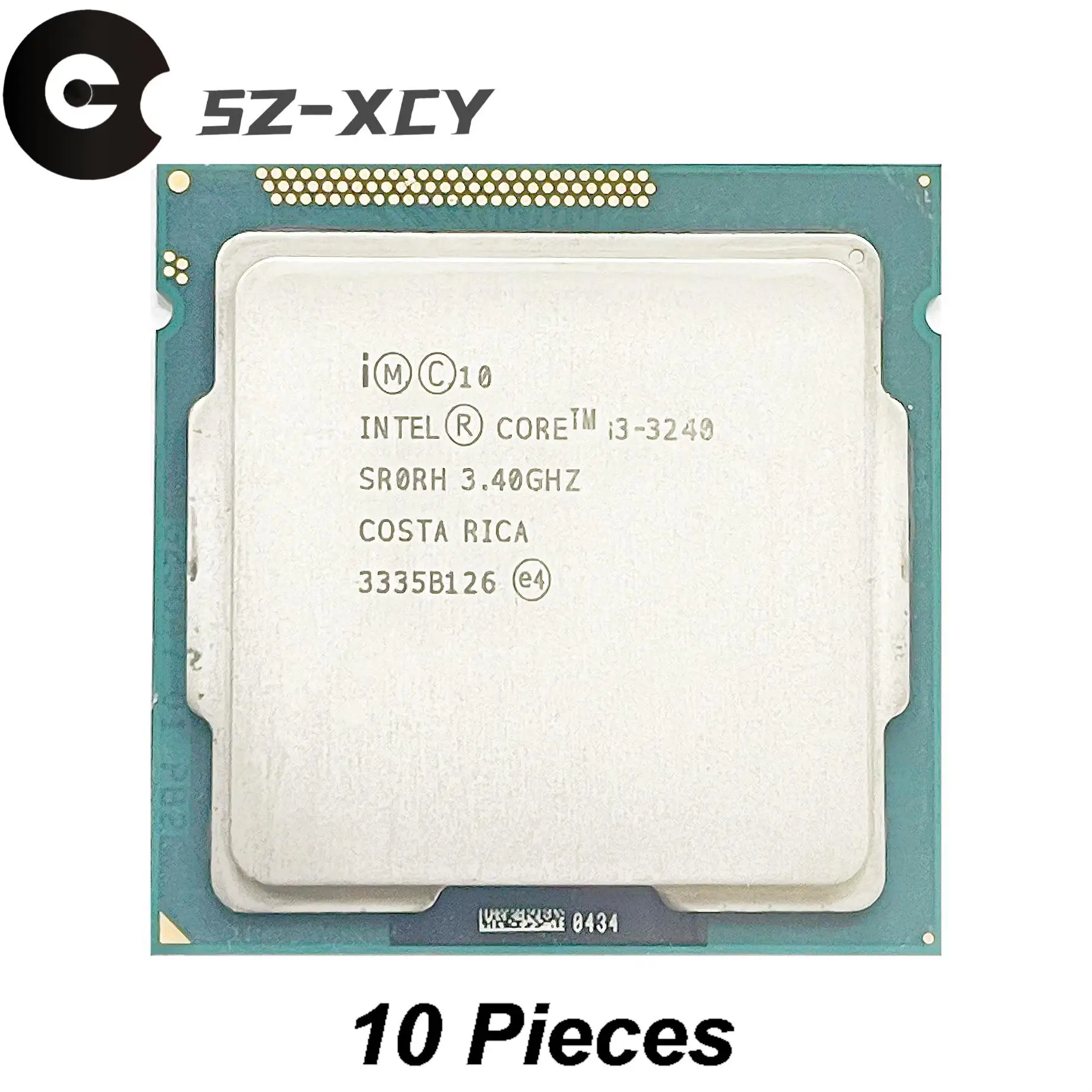 10pcs/Lot Intel Core i3-3240 i3 3240 3.4 GHz Dual-Core CPU Processor 3M 55W LGA 1155 