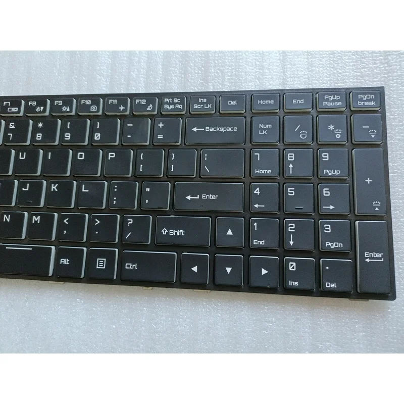 OEM Replacement For Clevo Keyboard US Backlit 6-80-P6500-011-1 MP-13H83USJ430B 6-80-P6500-013-1