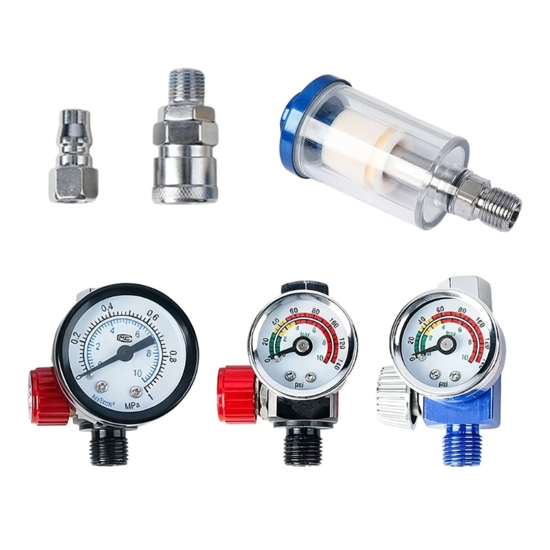 Copper Filter Air Oil Water Separator For Sprayer With Adjustable Valves Plastic Construction For Automotive Painting