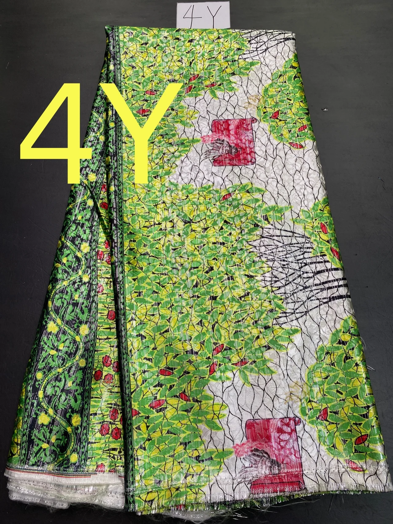 SJD LACE French Brocade Lace Fabric 4 Yards 2026 New African Beads Mesh Lace Nigerian Jacquard for Sewing Women Party Dresses