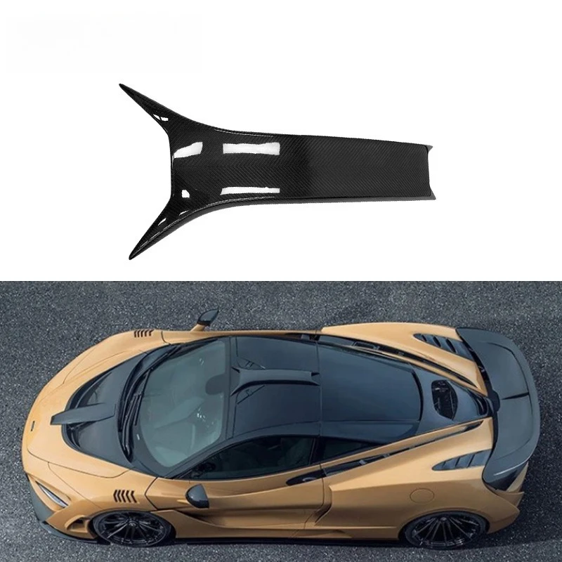 Carbon fiber roof trend air inlet hole decorative spoiler cover surrounds auto parts