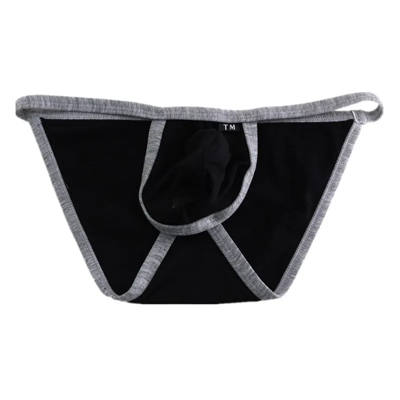 Slip in cotone mutande comode da uomo intimo uomo Bikini slip traspiranti da uomo intimo da uomo solido sexy