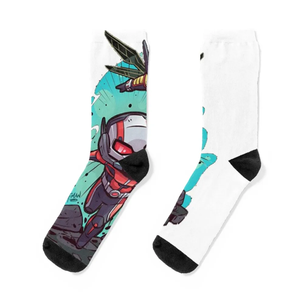 Ant man animated Socks Stockings man FASHION ankle bright garter Boy Child Socks Women's