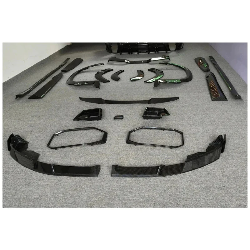 Premium Car Accessories Hot Selling High Temperature Process Automotive Turbulence Kit Dry Carbon Fiber Small Surrou Durable