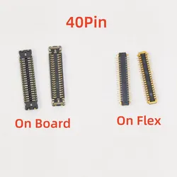 5-20Pcs LCD Display Screen Flex FPC Connector 40Pin For Samsung Galaxy A04 A045 A05 A055 Plug On Board