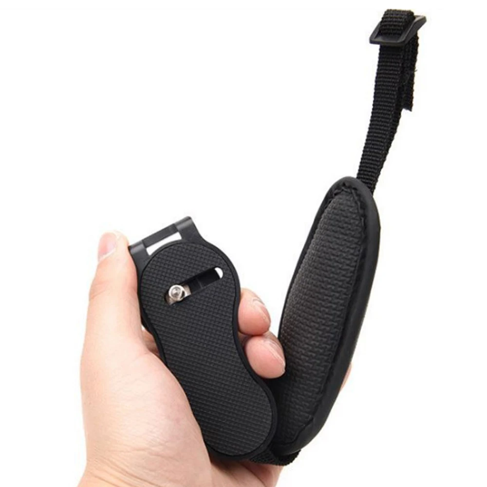 Camera Strap Artificial leather Cushioned Grip Adjustable Stabilizes Camcorder Micro-fiber Padding Film SLR DSLR Bracelet Belt