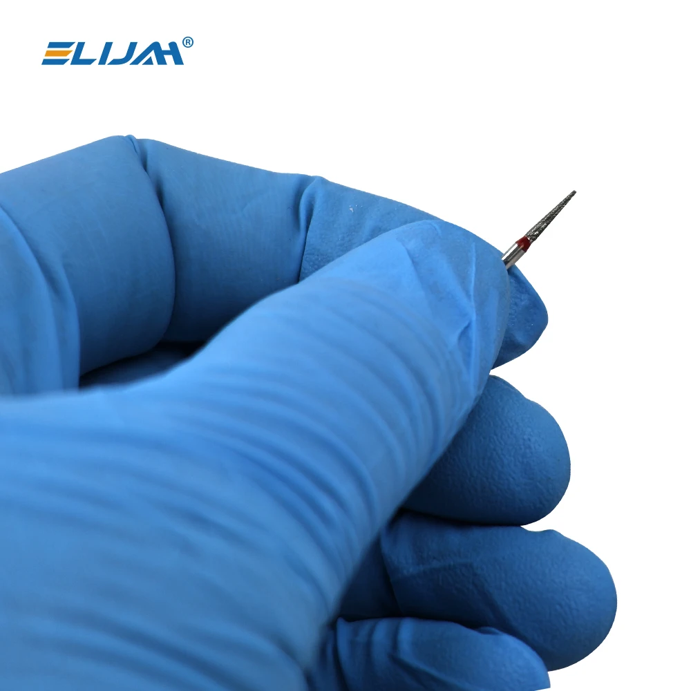 ELIJAH 5Pcs/Bag Dental Diamond Burs Drill FG 1.6mm Bur For High Speed Handpiece Dental Bur Polishing Whitening Lab Material