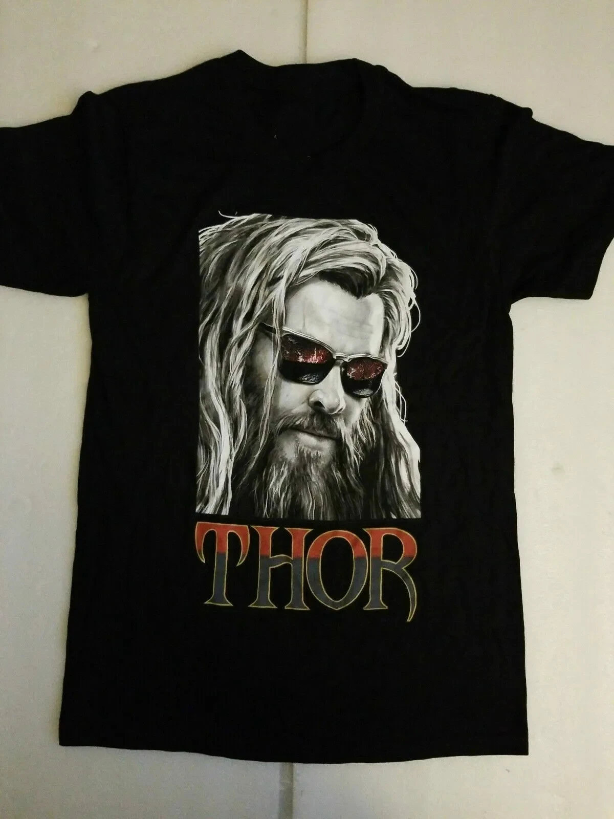 Unique Thor Lebowski Hemsworth Portrait Printed T-Shirt. Summer Cotton Short Sleeve O-Neck Men's T Shirt New S-3XL