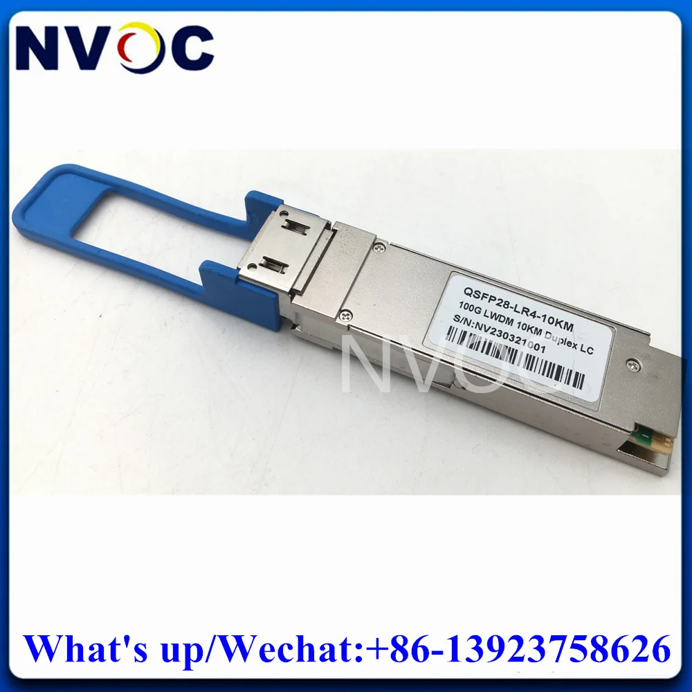 100Gb/s QSFP28 LR4 10km Fiber Optical Module, QSFP GBIC Duplex LC BASE-LR4 Transceiver