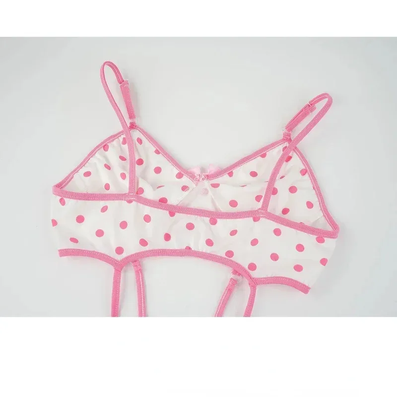 أنيمي فتاة يابانية Kawaii لطيف موجة نقطة الملابس الداخلية ارتداءها تأثيري حلي عارية الذراعين ملابس السباحة موحدة النساء لعب الأدوار الملابس الداخلية