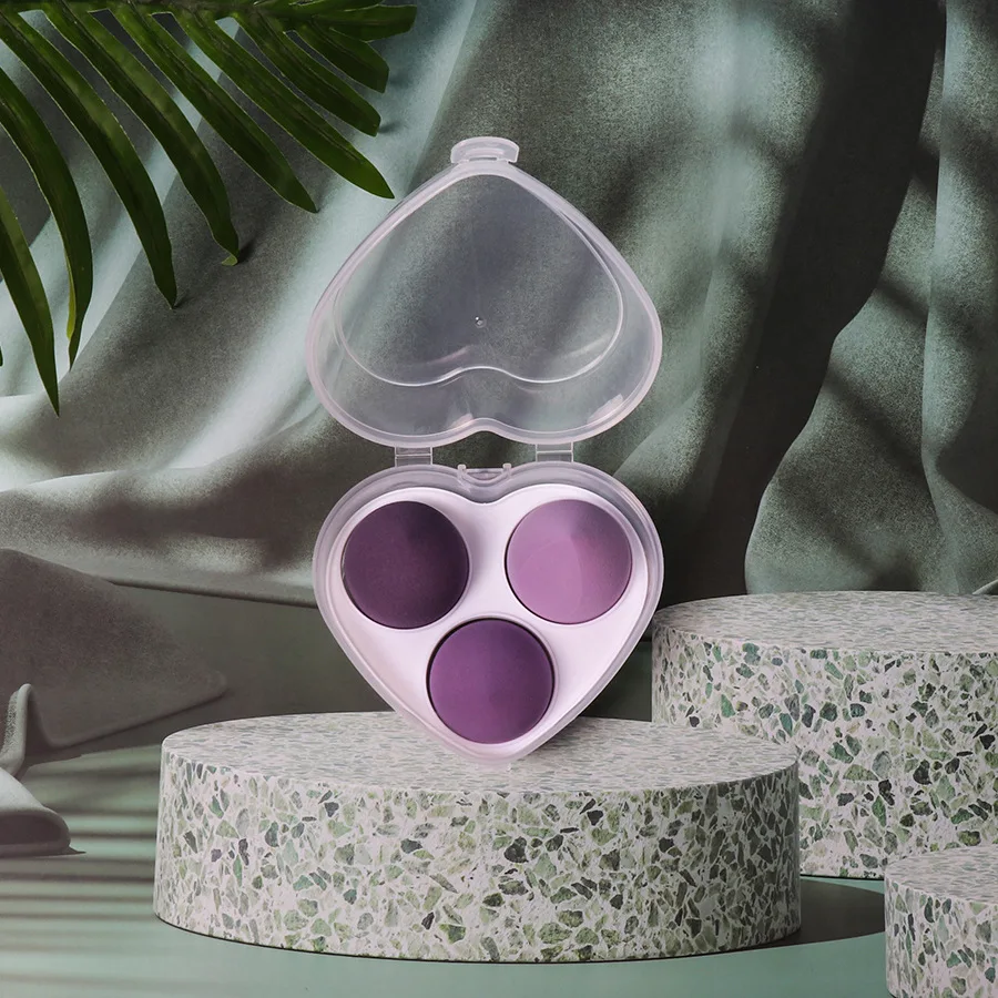 Éponge de maquillage mélangeur, 3 pièces, œuf de beauté, bouffante de cosmétiques, fond de teint doux, bouffante de poudre, accessoires de maquillage pour femmes, outils de beauté